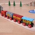 Hračka Bigjigs Rail Drevené vláčiky - Osobný vlak, 4065