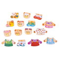 Hračka Bigjigs Toys Drevené obliekacie puzzle - Medvedia rodinka, 7526