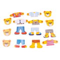 Hračka Bigjigs Toys Drevené obliekacie puzzle - Medvedia rodinka, 10504