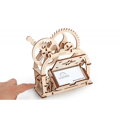 Hračka Ugears 3D mechanické puzzle - Box na vizitky 61 ks, 1823