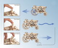Ugears 3D mechanické Puzzle - Traktor