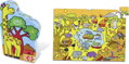 Vilac Drevené puzzle Savana 48 ks