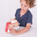 Hračka Bigjigs Toys Drevený toaster s bodkami, 11603