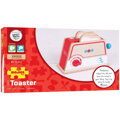 Hračka Bigjigs Toys Drevený toaster s bodkami, 11109