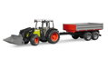 Bruder Traktor Claas Nectis s prívesom