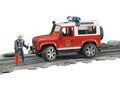 Bruder hasič land rover