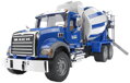 Hračka Bruder 2814 Nákladné auto MACK Granit - domiešavač, 709