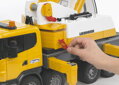 Bruder žeriav Liebherr SCANIA žeriav