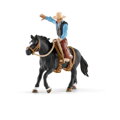 Schleich Osedlaný kôň s kovbojom