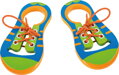 Small Foot Hra Zaviaž si šnúrku - Pár topánok