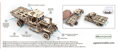Drevená stavebnica 3D mechanické Puzzle - Nakladač Truck