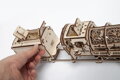Stavebnica 3D mechanické Puzzle - Parná lokomotíva