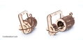 Hračka Ugears 3D mechanické puzzle - Zámok 34 ks, 10178