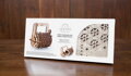 Ugears 3D mechanické Puzzle - Zámok 34 ks, 6, hračka pre deti