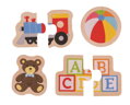 Easy puzzle - Hračky, 1 hračka pre deti