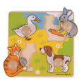 Hračka Bigjigs Toys Moje prvé vkladacie puzzle - Domáce zvieratká, 5128