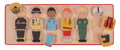Hračka Bigjigs Toys Vkladacie puzzle - Záchranársky tím, 7637