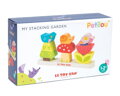 Le Toy Van Petilou - Skladacie kocky veselá záhradka, 4, hračky pre deti