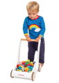 Le Toy Van Petilou - Vozík s dúhovými kockami, 4, hračky pre deti