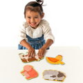 Hračka Petitcollage Prvé puzzle zvieratká z farmy 18 ks, 7602