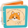 Detská knižka líška Lex 5, drevené hračky pre deti