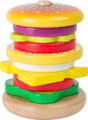 Skladací hamburger 3, drevené hračky pre deti