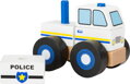 Skladacie policajné auto 1, drevené hračky pre deti