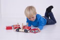 Hračka Bigjigs Toys Nasadzovanie Hasičské auto, 10088