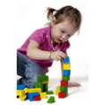 Detoa Drevená stavebnica kocky 50 ks, 1, hračka pre dieťa