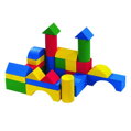 Detoa Drevená stavebnica kocky 50 ks, 2, hračka pre dieťa