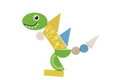 Hračka Detoa Magnetické puzzle DINO, 3