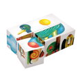 Drevené obrázkové kocky - Kačica 6 ks, 1, pre deti