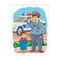 Drevené obrázkové kocky - Povolanie 12 ks, 5, pre deti