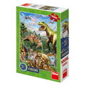 Dino Puzzle Svet dinosaurov 100 ks neónové