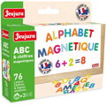 Jeujura Vzorované magnetické písmenka a čísla 76 ks, 1, hračka pre dieťa