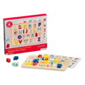 Petitcollage Drevené puzzle Abeceda, 2, kreatívne hračky pre deti