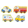 Hračka Petitcollage Puzzle pre najmenších Záchranné vozidlá, 5522