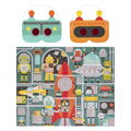 Petitcollage Puzzle roboti 100 ks s 3D okuliarmi, 2, kreatívne hračky pre deti