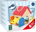Malý domček so zámkami 1, drevené hračky pre deti