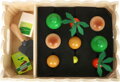 Sada zeleninová záhradka 4, drevené hračky pre deti