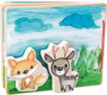 Drevená obrázková knižka Les 3, drevené hračky pre deti