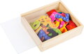 Drevené farebné magnetické čísla 40 ks 1, drevené hračky pre deti