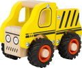 Drevené nákladné auto žlté 2, drevené hračky pre deti
