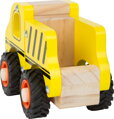 Drevené nákladné auto žlté 3, drevené hračky pre deti