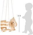Detská drevená hojdačka Baby kôň 1, drevené hračky pre deti