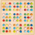 Drevené sudoku farebné valčeky 2, drevené hračky pre deti