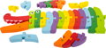 Vkladacie Puzzle Krokodíl ABC 1, drevené hračky pre deti