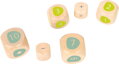 Matematické kocky počítanie 1 ks 1, drevené hračky pre deti