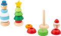 Vianočná nasadzovacia figúrka 1 ks 1, drevené hračky pre deti