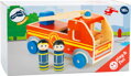 Drevené hasičské auto XL 4, drevené hračky pre deti